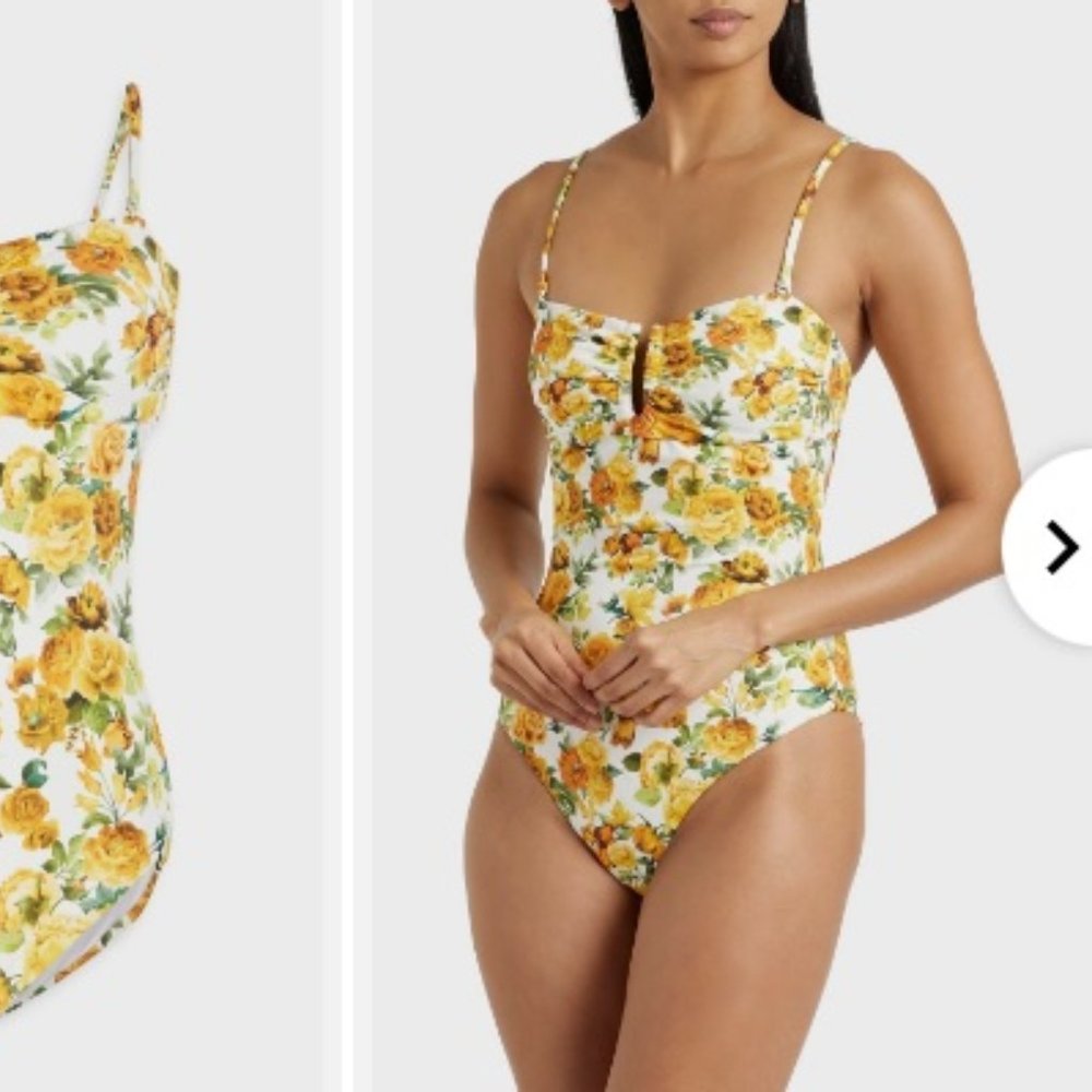 NWT Onia Pauline floral one piece swimsuit